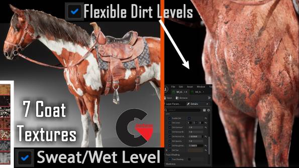 Unreal Engine – Realistic Horse with Animations