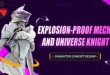 Character Concept Design: Explosion-proof Mecha and Universe Knight