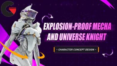 Character Concept Design: Explosion-proof Mecha and Universe Knight