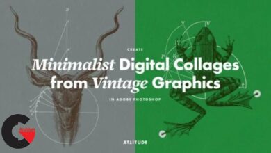 Create Minimalist Digital Collages from Vintage Graphics in Adobe Photoshop