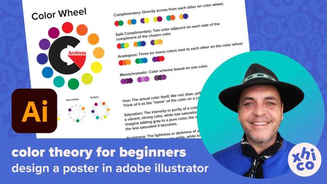 Design a Color Theory Poster in Adobe Illustrator - Color & Design for Beginners