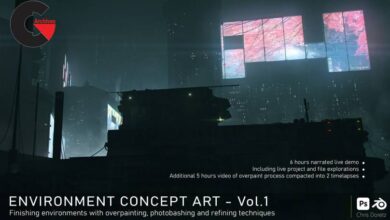 Environment Concept Art Vol.1 – Overpainting, photobashing and refining keyarts