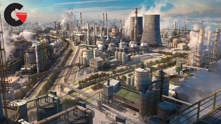 KitBash3D - Refineries