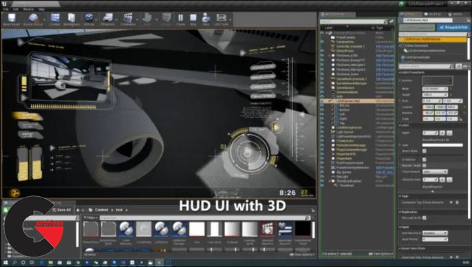 Unreal Engine – LGUI – 3D UI for UnrealEngine