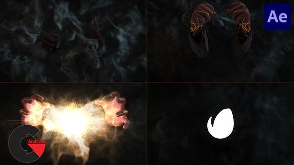 VideoHive – Wizard Hands Logo for After Effects 53629450