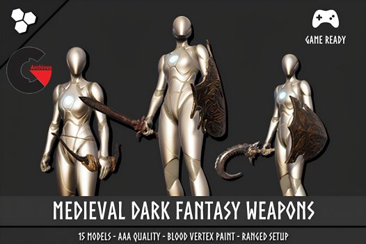 Asset Store - Dark Fantasy Weapons 