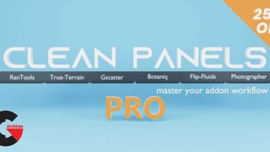 Blender Market – Clean Panels Pro