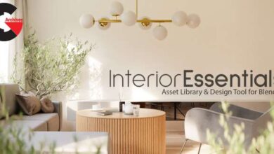 Blender Market – Interior Essentials - Design Tool & Asset Library