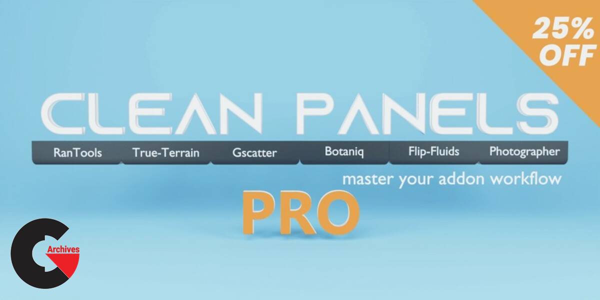 Blender Market – Clean Panels Pro