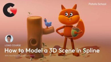 How to Model a 3D Scene in Spline