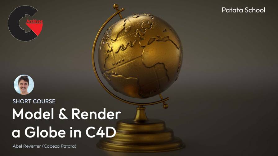 Model & Render a Globe in C4D