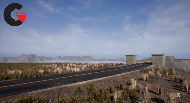 Unreal Engine – Modular Dam Environment