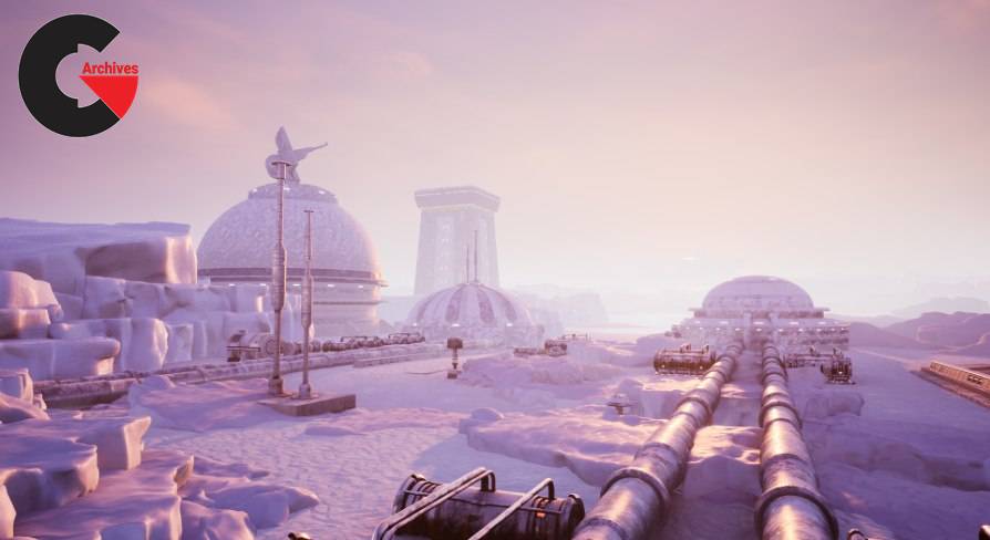 Unreal Engine – Sci-Fi Snow station modular Pack