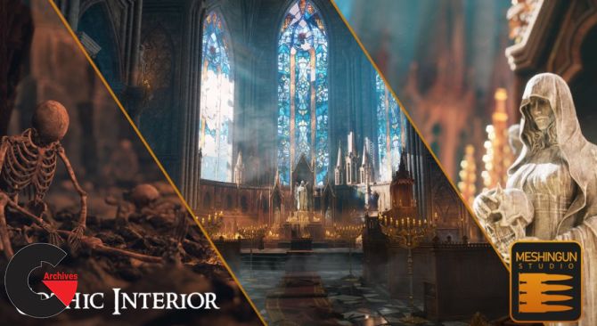 Unreal Engine – Gothic Interior Megapack