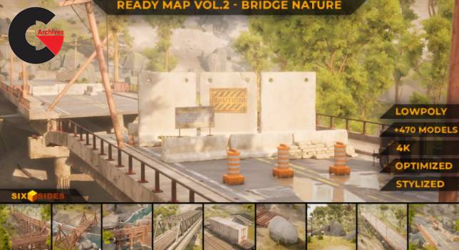 Unreal Engine – Ready Map Vol 2 - Bridge Environment Nature