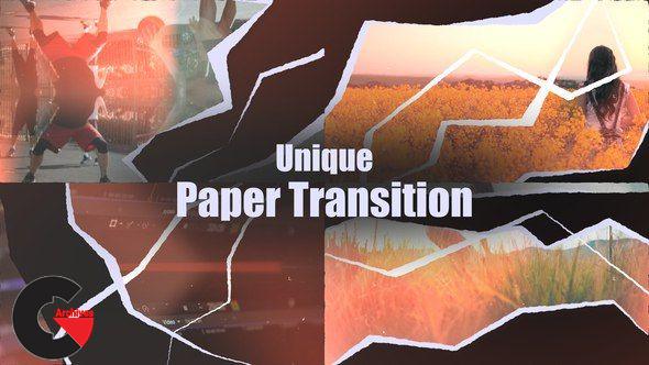 VideoHive – Paper Cut Transitions 54183611