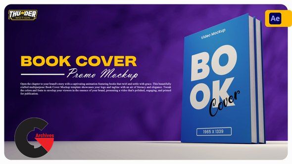 VideoHive – Book Cover Promo Mockup 54826254