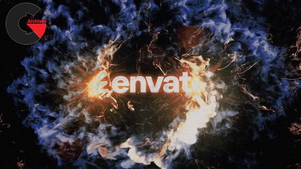 VideoHive – Vortex Fire Logo Reveal 54829908
