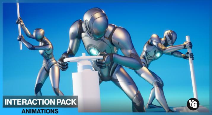 Unreal Engine – 91 Interaction Mocap Animations