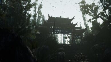 Unreal Engine – Oriental ancient pictures,temple/Archway/Mountain gate