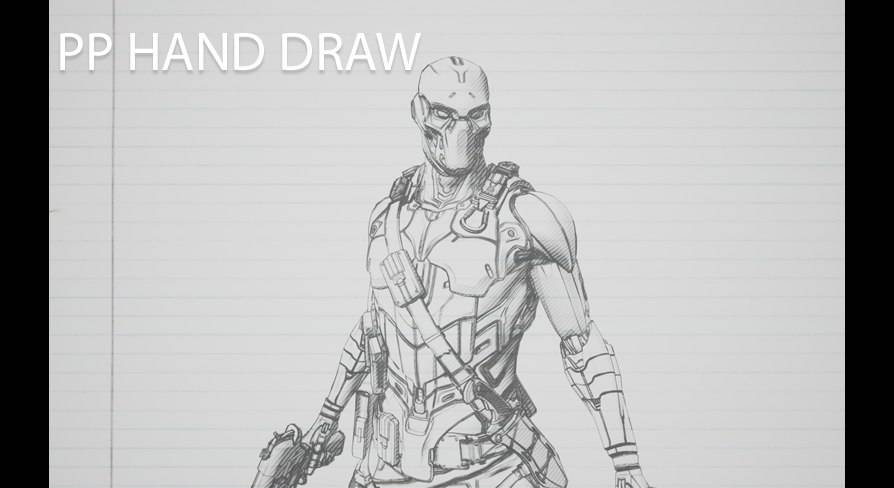 Unreal Engine – Post Process Hand Draw Outline