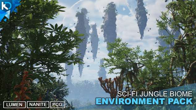 Unreal Engine – Scifi Jungle Biome