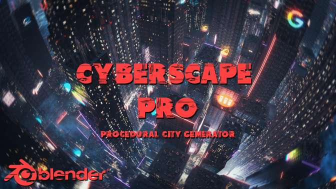 Blender Market – Cyberscape Pro