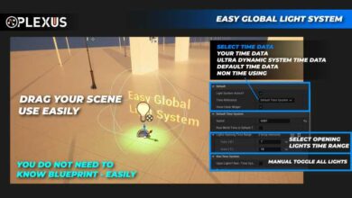 Unreal Engine – Easy Global Light System - With Timer - UE5