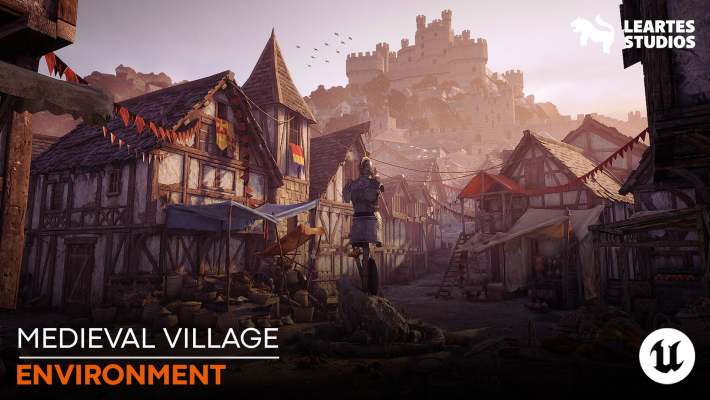 Unreal Engine – Medieval Village Environment ( Medieval , Village, Village, Medieval )