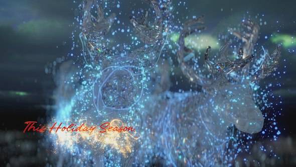 VideoHive – Santa Sleigh Reveal 55605086